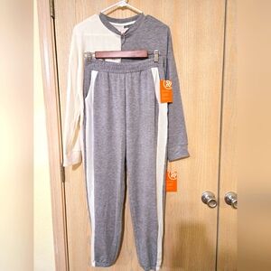 Gray and Cream Pajama Set.NWT